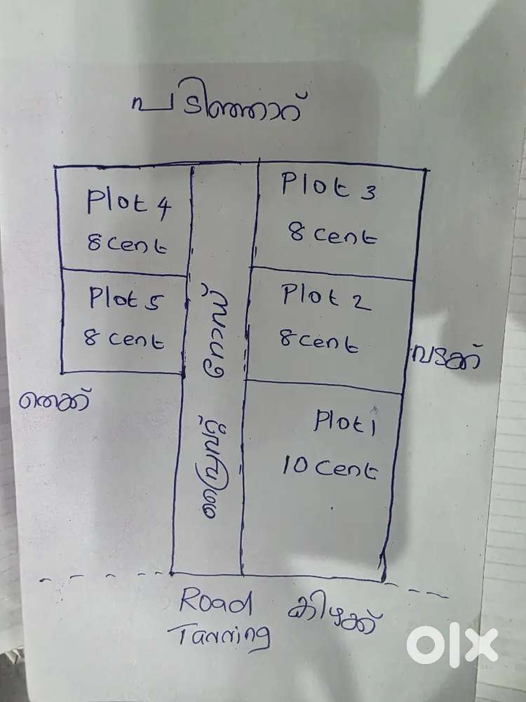 ഇരിഞ്ഞാലക്കുട മൂന്നുപ്പീടിക റൂട്ടിൽ പ്ലോട്ടുകൾ വില്പനക്ക്
