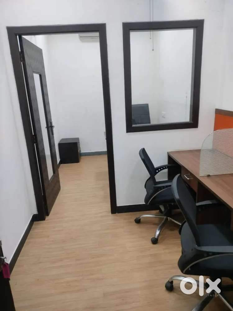 1 Director Cabin+ 3 Workstation Fully Furnished Office Space For Rent