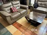 Home center pure leather sofa