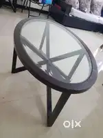 Wooden and Glass top coffee table