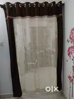 Door or large window curtains