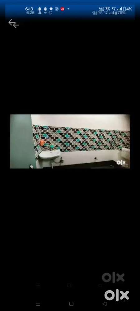 Attach toilet kitchen double bed wardrobe