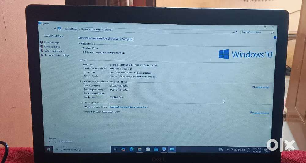 Dell windows 10 pro 64-bit