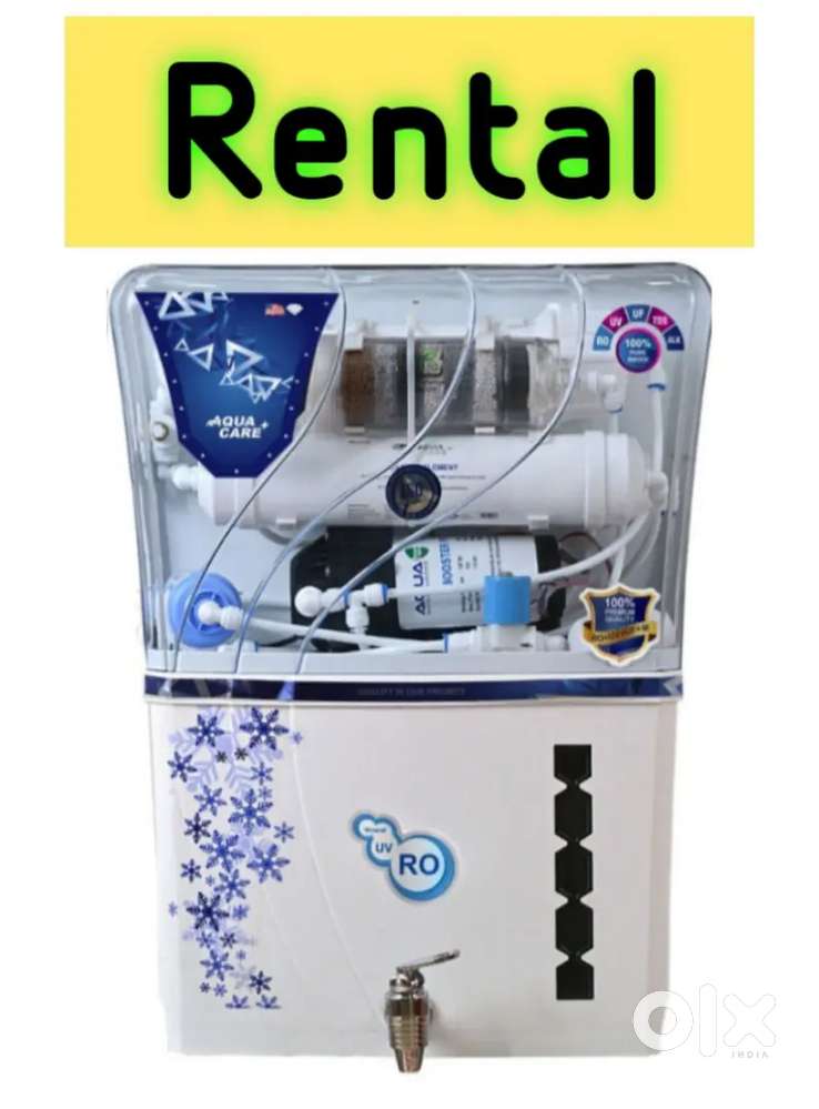 Ro water purifier available on rent