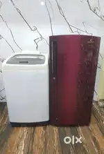 Videocon flower model refrigerator & samsung digital washing machine**