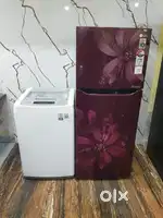 Lg inverter model double door refrigerator and washing machine