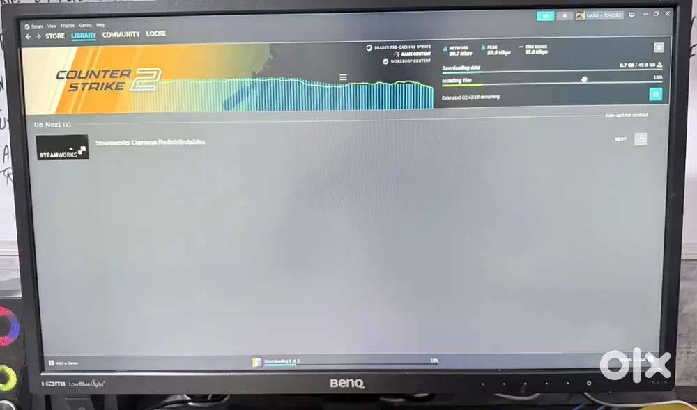 BenQ Gaming Monitor 60Hz 24Inch