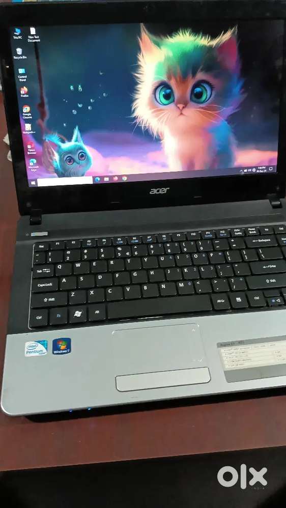 Acer Aspire E1-431 Laptop 4GB RAM 320GB Hard disk Windows 10 Pro WIFI