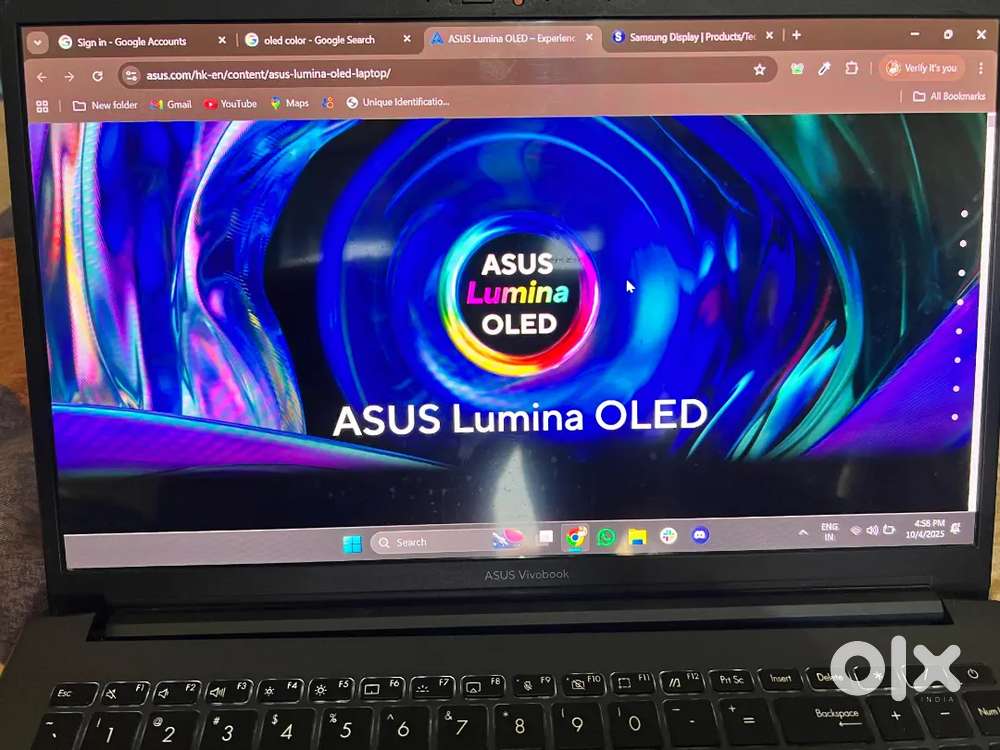 Asus Vivobook 15 16GB-1 TB, Ryzen 7, RTX 3050, OLED Screen