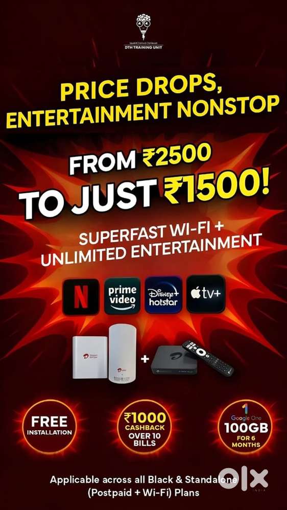 Airtel extream Fiber and Air Fiber