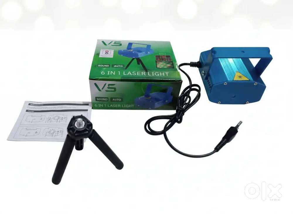 6-in-1 Professional Mini RGB Laser Projector Light –