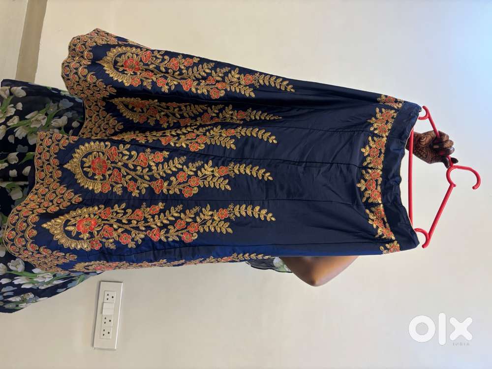 Navy Blue Lengha