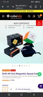 RUBIK'S CUBE DUAL MAGNETIC (MOYU)