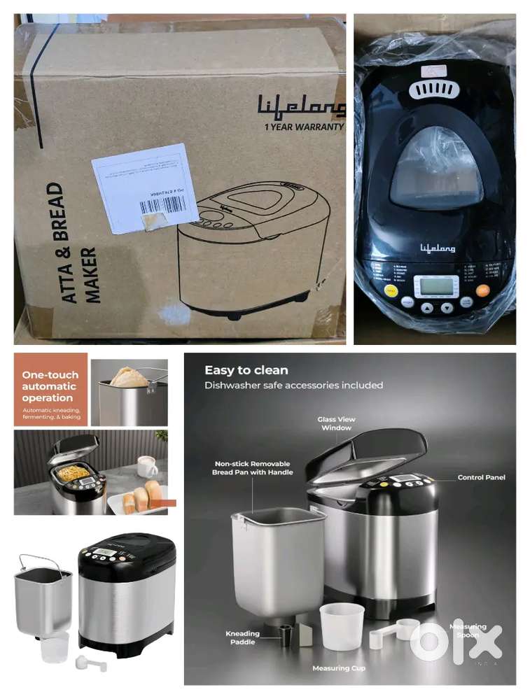 Lifelong Atta & Bread Maker (Fully New Like)