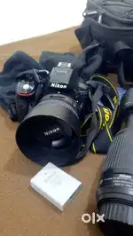 NIKON 5300 with 3 lens