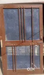 Wooden doors and 1 window
