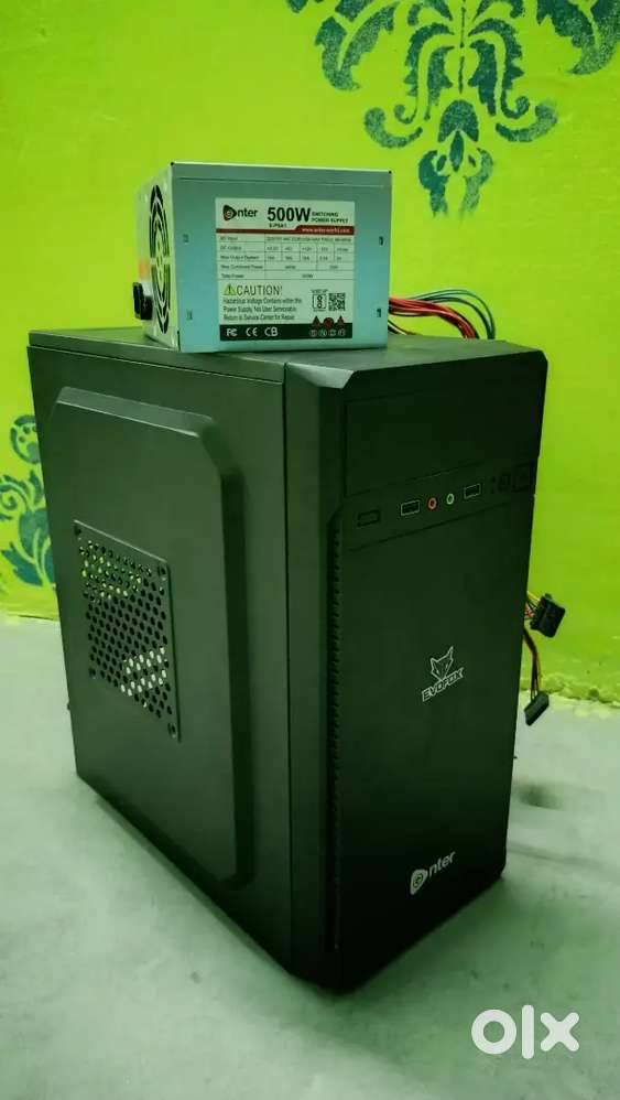 Pc cabinet with 500W power supply...