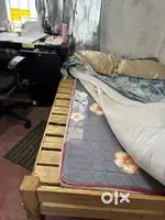 Double bed with mattress