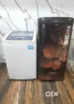 Lg single door refrigerator and lg top loadwashing machine fully autom