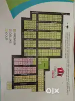 Individual plot located in a gated community at mamandur