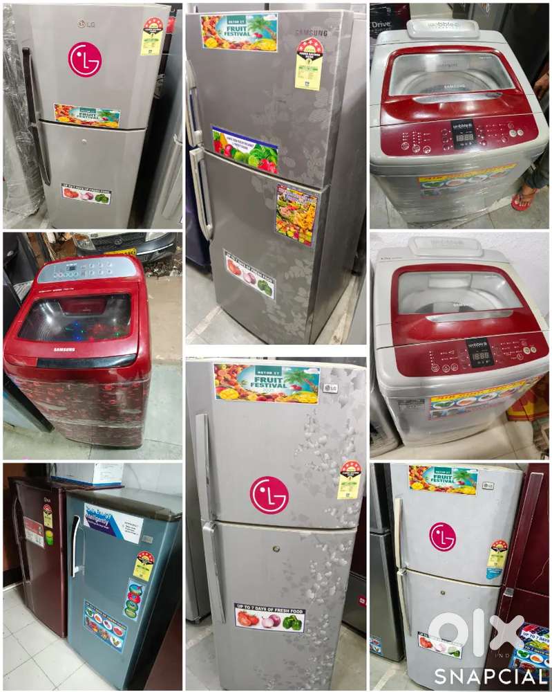 5 YEAR WARRANTY ( REFRIGERATOR ) FREE DELIVERY LESS USED