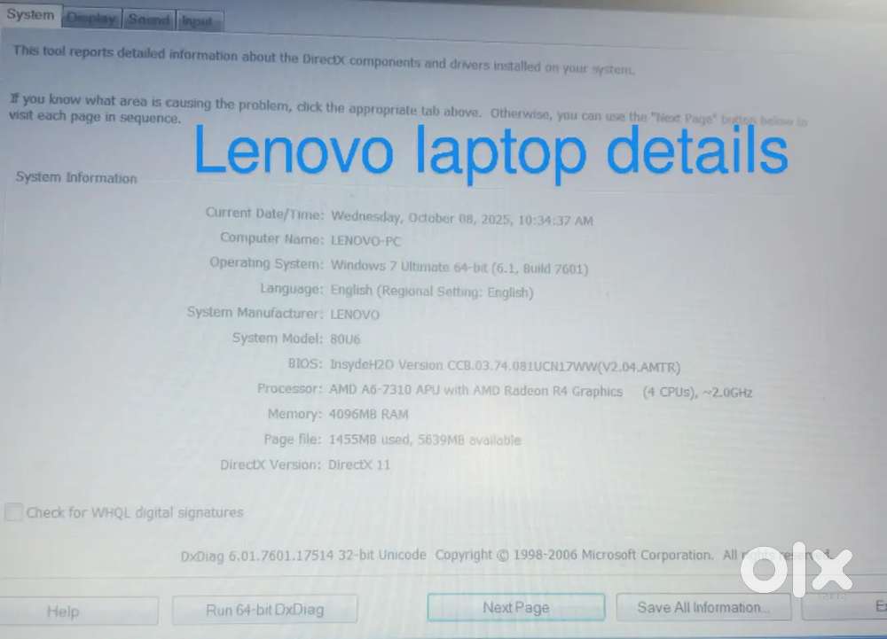 Laptop Asus Gaming Lenovo