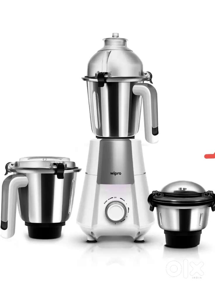 WIPRO ELATO DIVINE FMG 212 800WATT MIXER GRINDER WITH 3 JARS