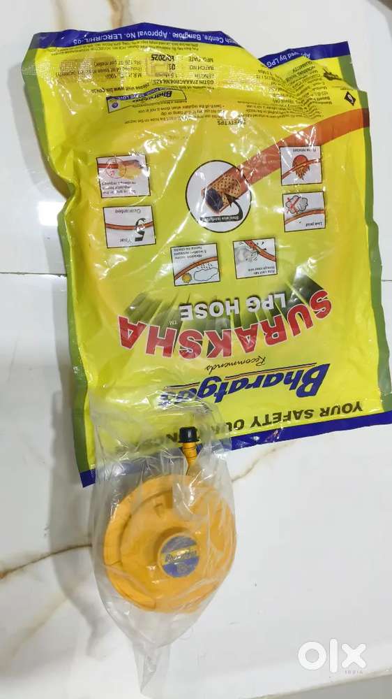 New gas pipe n regulator and used induction