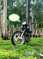 Modified splendor with 110 no tyre