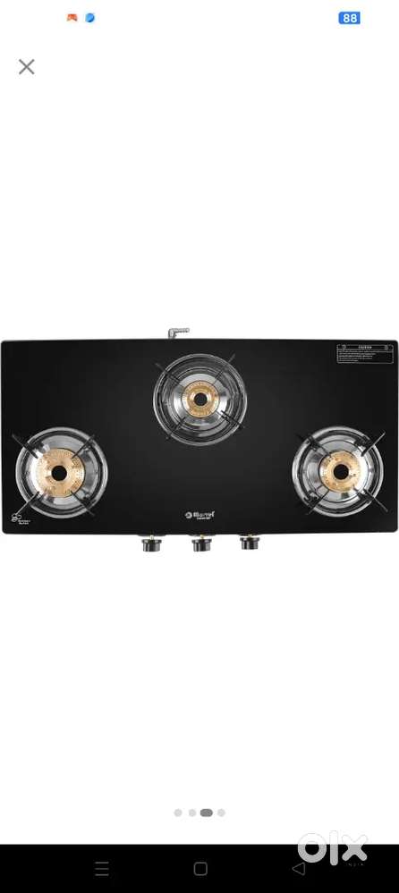 Marvel Glass Cooktop 3 Burner Gas Stove