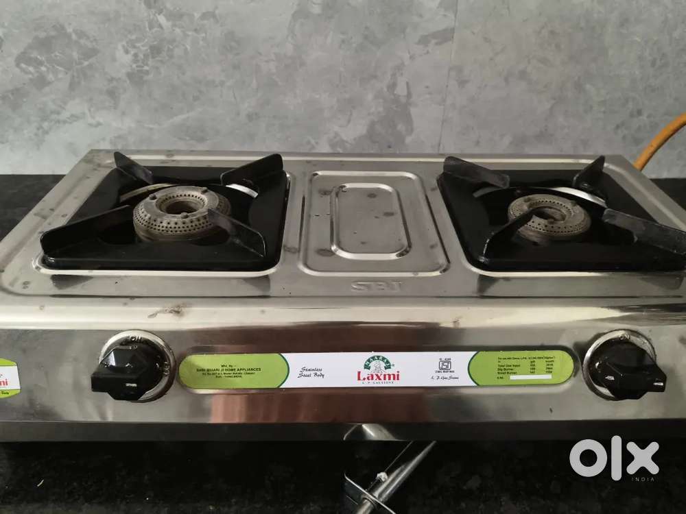 Two gas stoves new and working in good condition one gas and one steel