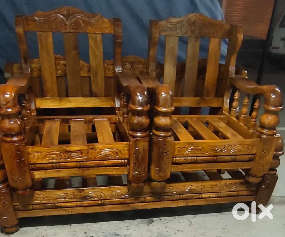 Supreet furniture Brand New wooden sofa 3+1+1