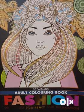 Fashion and Mandala Colouring Book
