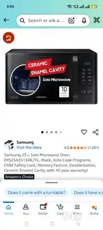 Samsung microwave