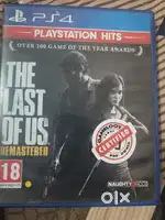 THE LAST OF US REMASTERED PS4 DISC