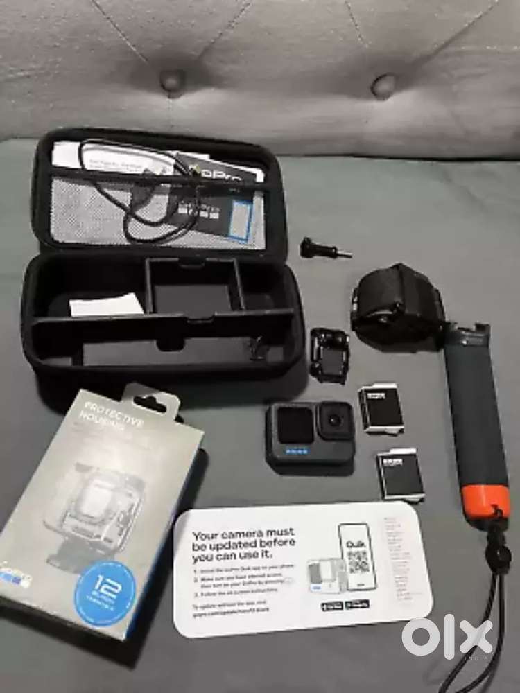 Used item GoPro Hero12 Black UHD Waterproof Action Camera Bundle.