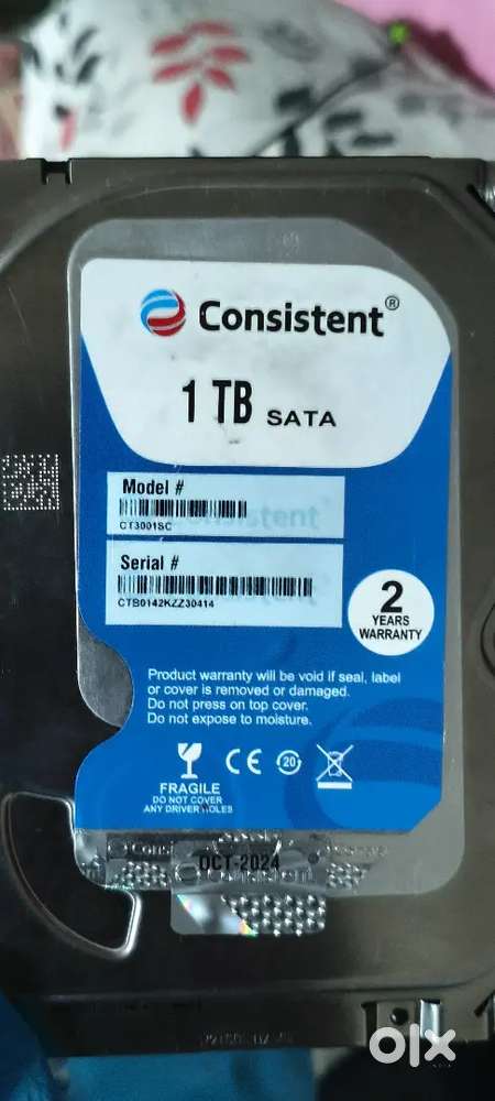Consistent 1TB Hard Disk Sata