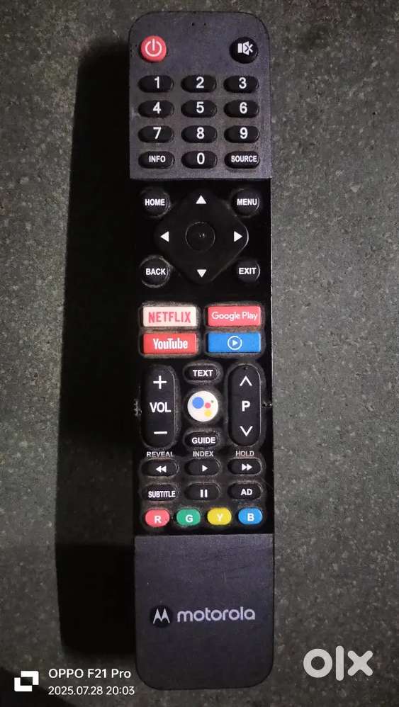 Motorola 43 inch smart led remote