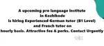 German/ French Tutor Needed for Language Academy
