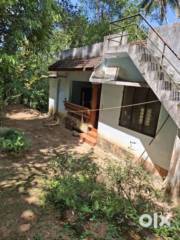 Plot with house for sale