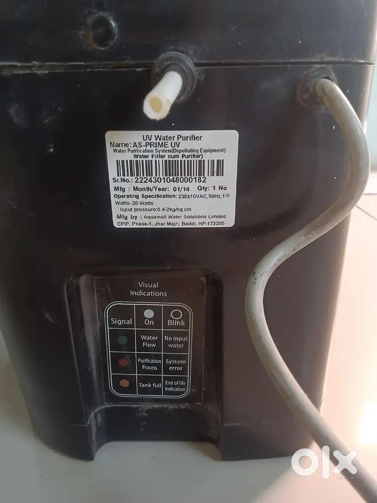 UV Water Purifier

Name: AS-PRIME UV