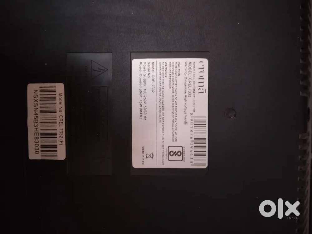 TATA CROMA 43 INCH SMART TV