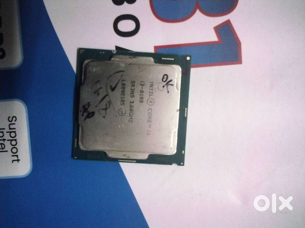 i3 8100 (8th gen processor with 4core +4threads)