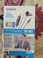 Boya By M1 lavalier mic for YouTube