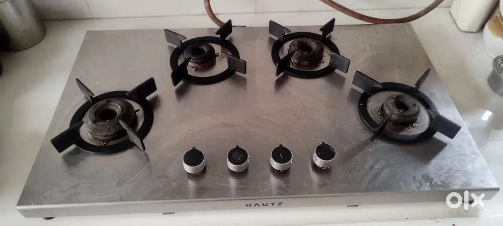 4 gas gurner ss304 gas only 01 YEAR  used good working condition