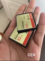 Sandisk CF card 64gb and 32gbs