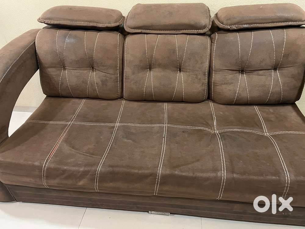 Sofa set recliner headrest