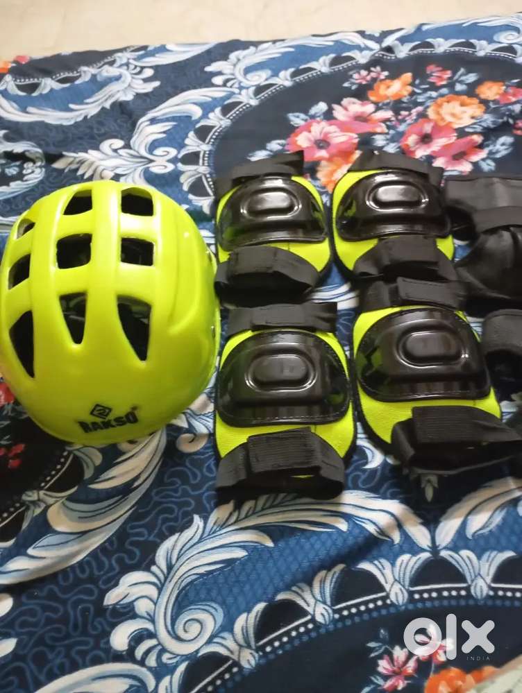 Cycle lock and cycle helmet and protection