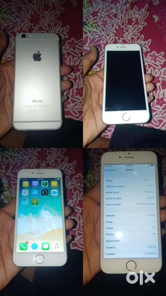 I phone 6 , 128GB Storage, battry 100%