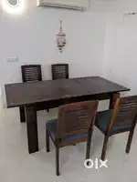 4 seater sheesham wood dining table